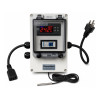 Plug & Play Waterproof Temperature Control Box 15-20Amp VAC Power Thermostat, Control Cooling or Heating Devices