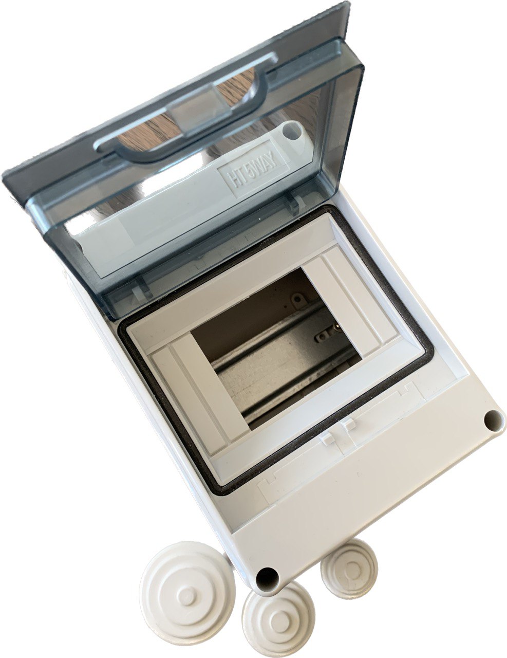 Waterproof Distribution Electrical Box Enclosure IP65 Clear ABS Electrical Junction fr Din rail Component with 3 Glands Waterproof Distribution Electrical Box Enclosure IP65 Clear ABS Electrical Junction fr Din rail Component with 3 Glands