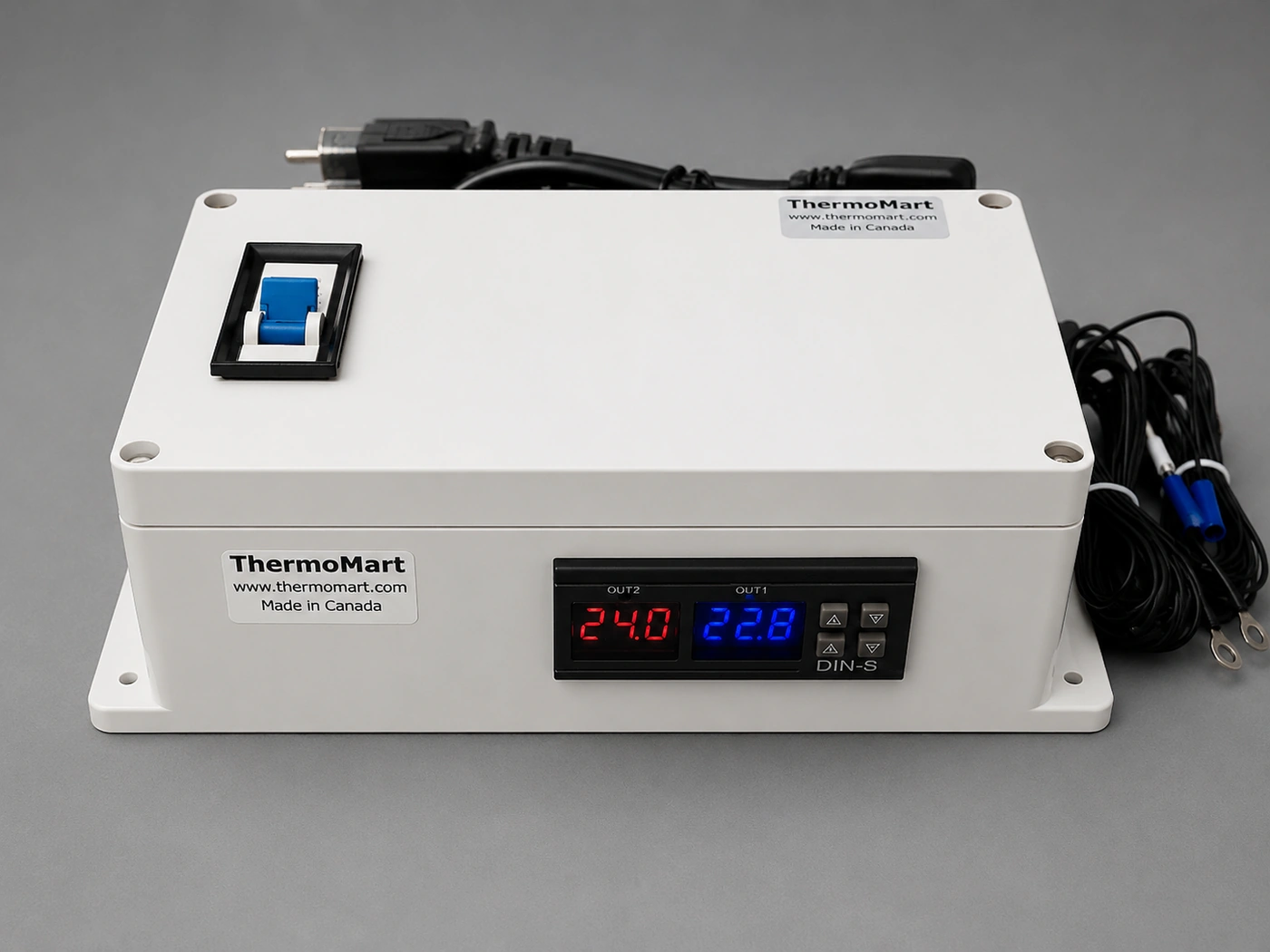 Plug & Play Differential Temperature Controller Water Heater Solar Panel Pump 10 Amp Relay Output with 2 sensor Plug & Play Differential Temperature Controller Water Heater Solar Panel Pump 10 Amp Relay Output with 2 sensor