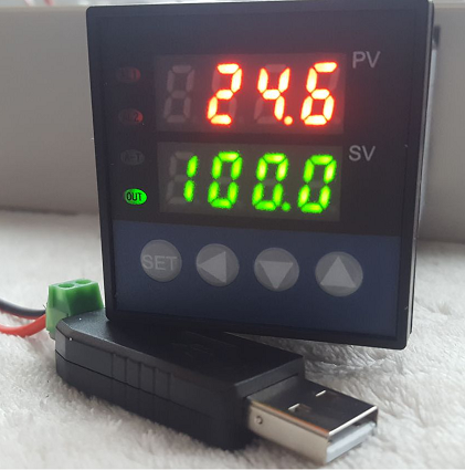 USB PID Time & Temperature Programmable Controller (Ramp & Soak)  Recorder Data logger SSR output 60 Segments