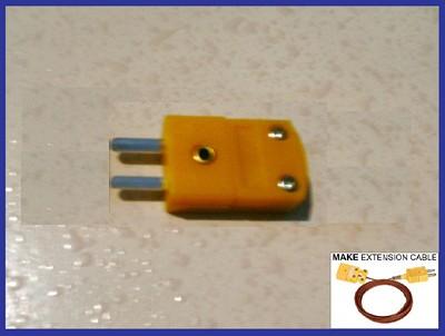 Male Flat Pin Miniature Mini Socket Connector K Thermocouple Fit Fluke Temperature Probe for wire Extension Male Flat Pin Miniature Mini Socket Connector K Thermocouple Fit Fluke Temperature Probe for wire Extension
