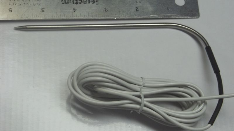 NTC (Negative Temperature Coefficient) Sensor 10K Ohm Thermistor Stainless Steel L shape & Pin Point Tapered Probe NTC (Negative Temperature Coefficient) Sensor 10K Ohm Thermistor Stainless Steel L shape & Pin Point Tapered Probe