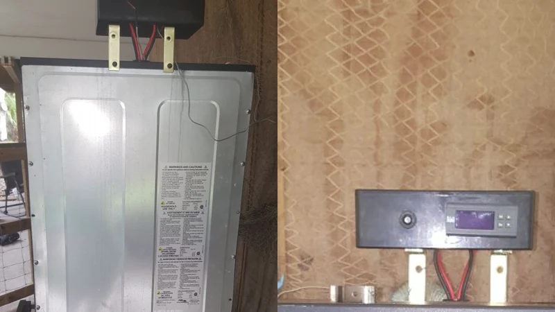 Masterbuilt electric smoker retrofitted with a ThermoMart PID temperature controller in a project enclosure